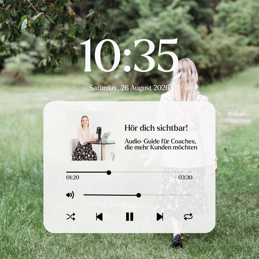 Sichtbarkeit Audio Sichtbarkeit Audio